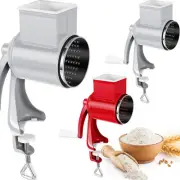 Hand Crank Grain Mill with Table Clamp Rustproof Manual Food Grinder with SD