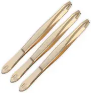 - Germany - Professional Gold Tweezers, 24K Gold Plated for Eyebrow Shaping and