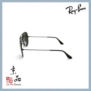 RAYBAN RB3025 002/58 雙尺寸 黑框 墨綠偏光片 飛官 雷朋太陽眼鏡 公司貨 JPG京品眼鏡 3025
