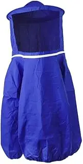 [Parliky] Professional Beekeeping Suit with Veil Blue Smock Protective Clothing for Adult Beekeepers Comfortable Design with Elasticated and Waistband