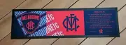 Melbourne Demons AFL Team Song Printed Rubber Backed Bar Runner Mat New 89x25cm