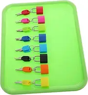 Abaodam 1 Set Set for Educational Preschool Matching with Locks and Tray Enhances Fine Motor Skills and Cognitive Development for Homeschool Learning Activities