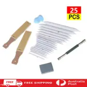 25x Blending Stumps Tortillon Sandpaper Kneaded Eraser Drawing Tools Set Sketch