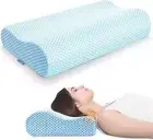 Breathable Memory Foam Neck Pillow - Optimized for Side, Back & Stomach Sleepers