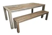 MF Madrid Recycled Elm Timber Dining Table