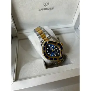 [screw select] Laarvee Twisted Rolex 扭曲惡搞勞力士水鬼機械腕錶手錶 藍半金色