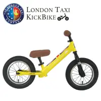在飛比找momo購物網優惠-【London Taxi】專業充氣胎幼兒平衡滑步車(黃)