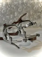 Horse Full Mouth Millenium Speculum Dental Mouth Gag stainless steel Leather str