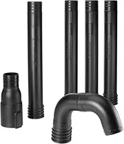 EGO Power+ AGC1000 Gutter Cleaning Attachment Kit for EGO 530CFM / 580CFM / 575CFM / 650CFM/ 615CFM/LBX6000 Leaf Blowers Black