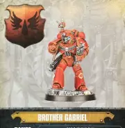 Warhammer 40k - Space Marine - Blood Angels Brother Gabriel (new sprue) Auspex
