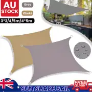 Rectangle Sun Shade Sail 98% UV Block 420D Shade Cloth Waterproof