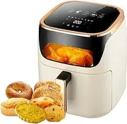 9l Air Fryer 1500w Compact Air Fryers Oven, Visual Window Air Fryer Max 200℃ Setting with One-Touch Digital Screen with 8 Custom Presets, Non-Stick Coating Makes Cleaning Easy