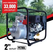 BBT 2" Petrol High Volume Transfer Water Pump - 6.5hp 4-Stroke