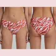 NEW $58 ALLSAINTS [ Small ] Libbie Twist Front Bikini Bottoms in Kazuno #5450