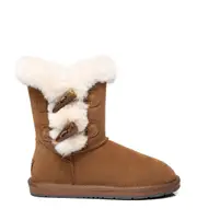Ugg AS Women Boots Genuine Sheepskin Wool Short Warm Boots Water Rsistant Talia