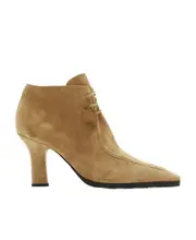 60mm pointed-toe leather boots 35,36,38,40,35.5 Yellow