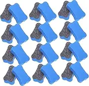 TOGEVAL 24pcs Eva Felt Whiteboard Erasers Bone-Shaped Dry Erase Erasers for Classroom Home Use for Boys and Girls and Adults Clean Whiteboards Chalkboards Effortlessly