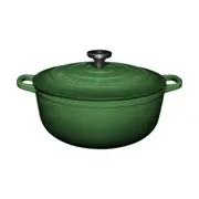 Maxwell & Williams Cast Iron 28cm Round Casserole Oven Safe Cookware 6.2L RG