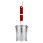 Micro-Perforated Stainless Steel Pasta Basket Mesh Spider Food Dumpling Noodl...