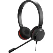 Jabra EVOLVE 30 II Wired Over-the-head Stereo Headset - Black - Binaural - Supra-aural - Noise Canceling - Mini-phone (3.5mm)