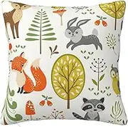 Animal Summer Double Sided Plush Pillowcase (Multiple Sizes) Pillow Sofa Bed Pillow Interior Decoration Pillow
