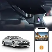 Fitcamx 4K Dash Cam Suitable for Toyota Camry 2018 2019 2020 L XLE XSE SE LE, OEM Factory Style, Discreet Car Recorder, G-Sensor Loop Recording, UHD 2160P Night Vision WiFi, Easy to Install, 64GB Card