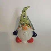 Boleslawiec Polish Pottery Gnome Snowflakes Tea Light Luminary Unikat Kalich G-1