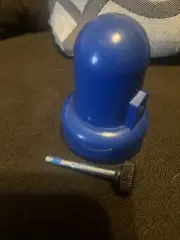 Trampoline Blue Enclosure Pole Cap with Bolt(Skywalker, Airzone,Variflex)