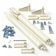 Storm Door Top and Bottom Closer Kit in Almond Color