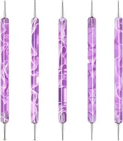Dotting Tools, 5 Nail Dotting Tool Double Head, Dotting Tools, Dot Paint Pens, Design Tools, Tip Dot Paint Manicure Kit, Nail Liner Brushes, Nail Dotting Tools
