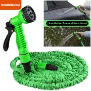 Expandable Gardening Water Hose Pipe Car Washing with Spray Hose Gun 25FT-200FT