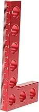 Professional Carpenter Square Ruler Hardened Metal Right Angle l Shaped Ruler for Woodworking Machining Measuring Tool