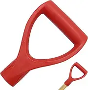 Shovel Handle Replacement Shovel Handle, D-Shaped Replacement Multi-Functional Plastic Garden Accessories for Home Gardening Digging Raking Tool, Red, Spade