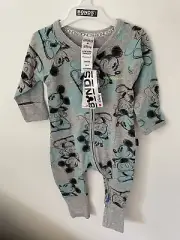 BONDS Disney MICKEY BLUE EYES Zippy BNWT Size 00 3-6 Months