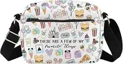 [FOTAP] Fairytale Fans Crossbody Bag Vacation Trip Gift Mouse Ice Cream Messenger Bag Magic Kingd*m Gift Snacks Lover Gift