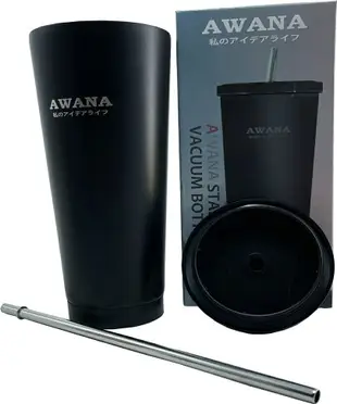 AWANA 城市吸管咖啡杯(700ml) 咖啡杯 保溫咖非杯 隨行杯 不銹鋼保溫杯 隨手杯 手拿杯(伊凡卡百貨)