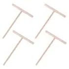4Pcs T Shape Crepe Maker Pancake Batter Wooden Spreader Stick, Wooden Crepe2310