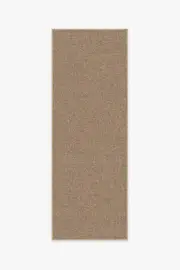 75' x 215' | Machine Washable Runner Rug | Kid & Pet Friendly | Indoor Rug | Burlap Solid Sand Re-Jute Rug | Ruggable