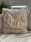 Farmhouse Decor Pillow - Textured Throw Pillow Cushion Cases (18"x18", Taupe)