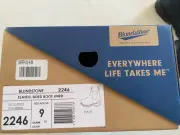 New $199 Blundstone Original 2246 Blue Leather Ankle Boots Size 10 M