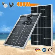 400W Mono Bifacial Solar Panel Kit 12V Caravan Camping RV Home Battery Charging