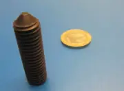 Steel Metric Set Screws, Cone Point, M12 x 1.75 x 40 mm Length, 5 Pieces