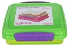 Sistema To Go Sandwich Box, 450mL - Assorted Colours Assorted Colors (US IMPORT)