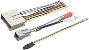 Pexorin Radio Stereo Wiring Harness with 12 Volt to 5 Volt Step Down Adapter Switcher Harness Replacement, for Older, for Ford, for Lincoln, for Mercury, Car Radio Wiring