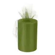 Tulle Rolls Fabric Spools 6" 100 Yards Olive Green for Wrapping Wedding