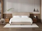 My Style Tapered Headboard & Standard Base - Super King / Natural / Drawer Base