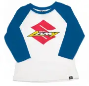Factory Effex 22-83416 Suzuki Army Youth Baseball Shirt Royal-White (XL)
