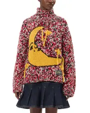 Ganni Wool Turtleneck Sweater
