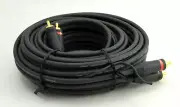 Mirasonic 2 Channel Oxygen Free Copper RCA Interconnect Cable 20ft w/ lead wire