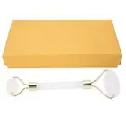 Jade Facial Roller Rock Crystal Quartz Face Massager AntiAging Puffiness Bea ZZ1